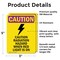 Signmission Radiation & Laser Sign, 5 in H x 3.5 in W, Vinyl Decal, Rectangle OS-2PACK-CR-D-35-V-10262 - alternate 4